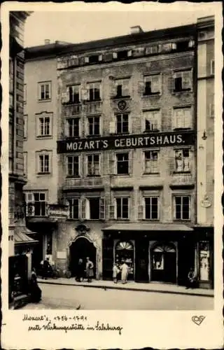 Ak Salzburg in Österreich, Mozart´s Geburtshaus