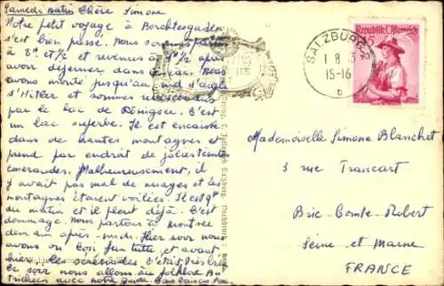 Ak Salzburg in Österreich, Getreidegasse, Geschäfte