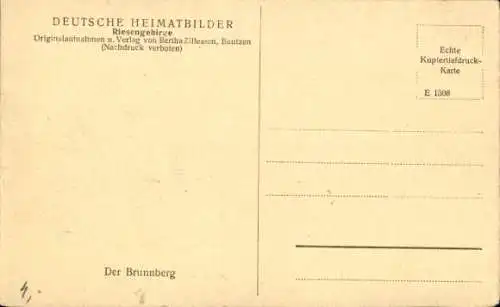 Ak Studniční hora Brunnberg Reg. Königgrätz, Panorama