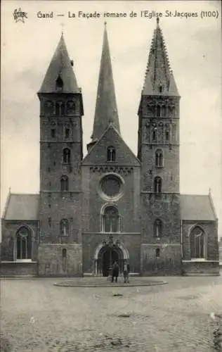 Ak Gent Gent Ostflandern, St.-Jacques-Kirche