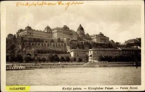 Ak Budapest Ungarn, Königlicher Palast