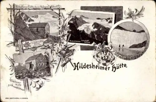 Ak Tirol Österreich, Hildesheimer Hütte, Aperer Pfaffengrat, Windachgletscher, Geißkogel, Ferner