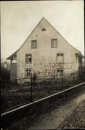 Foto Ak Schopfheim in Baden, Wohnhaus, Zaun