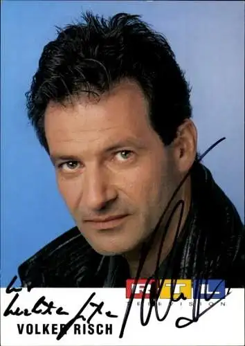 Ak Schauspieler Volker Risch, Portrait, Autogramm