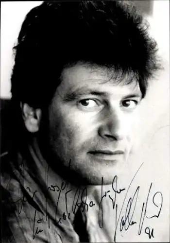 Ak Schauspieler Volker Risch, Portrait, Autogramm