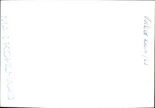 Ak Schauspieler Volker Risch, Portrait, Autogramm