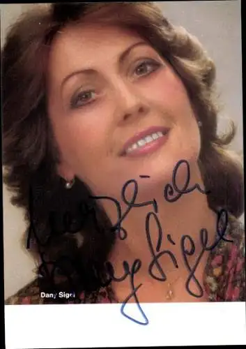Ak Schauspielerin Dany Sigel, Portrait, Autogramm