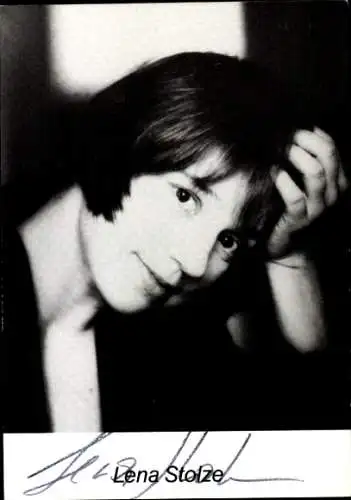 Ak Schauspielerin Lena Stolze, Portrait, Autogramm