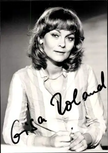 Ak Schauspielerin Gesa Roland, Portrait, Autogramm