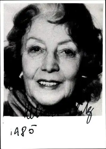 Ak Schauspielerin Helma Seitz, Portrait, Autogramm