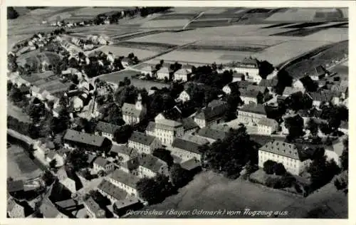 Ak Oberröslau Oberfranken Bayern, Fliegeraufnahme