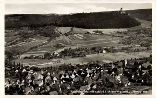 Ak Oberstenfeld in Baden Württemberg, Fliegeraufnahme, Schloss Lichtenberg