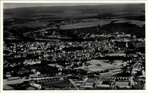 Ak Waiblingen in Württemberg, Fliegeraufnahme