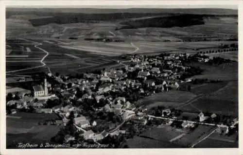 Ak Tapfheim an der Donau Schwaben, Fliegeraufnahme