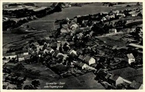 Ak Urweiler St. Wendel in Saarland, Fliegeraufnahme