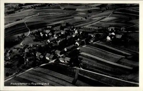 Ak Rohrstetten Hunding in Niederbayern, Fliegeraufnahme