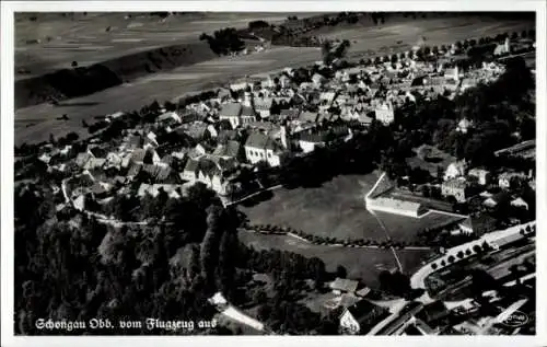 Ak Schongau in Oberbayern, Fliegeraufnahme