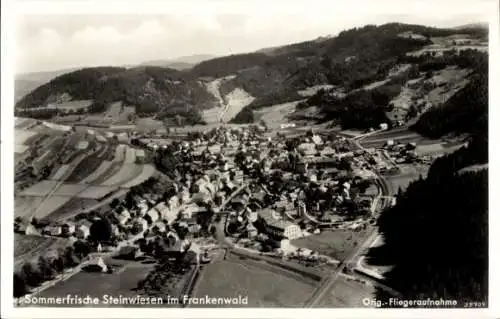 Ak Steinwiesen in Oberfranken, Fliegeraufnahme