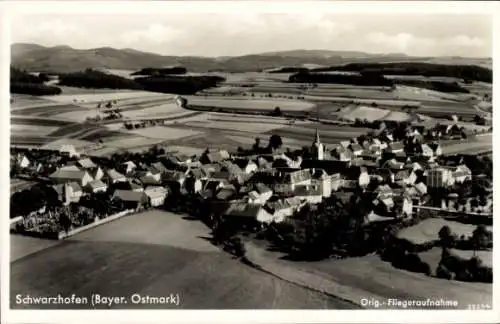 Ak Schwarzhofen in der Oberpfalz, Fliegeraufnahme