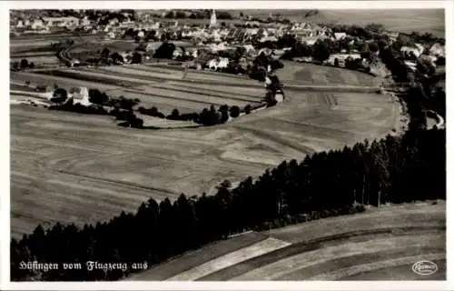 Ak Hüfingen im Schwarzwald, Fliegeraufnahme