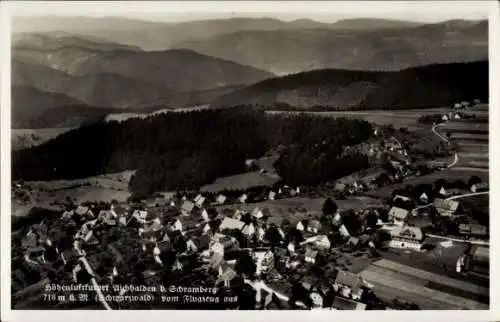 Ak Aichhalden im Schwarzwald, Fliegeraufnahme