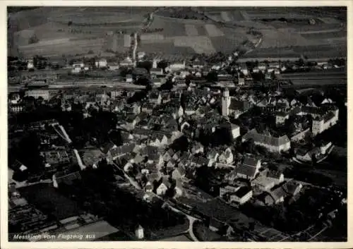 Ak Messkirch Meßkirch in der Schwäbischen Alb Baden, Fliegeraufnahme