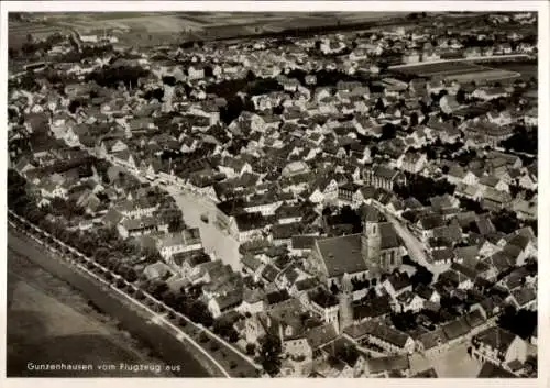 Ak Gunzenhausen in Mittelfranken, Fliegeraufnahme