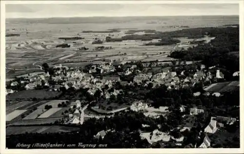 Ak Arberg in Bayern, Fliegeraufnahme