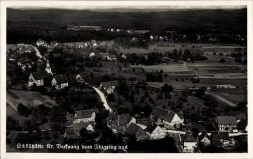 Ak Schöllhütte Althütte in Württemberg, Fliegeraufnahme