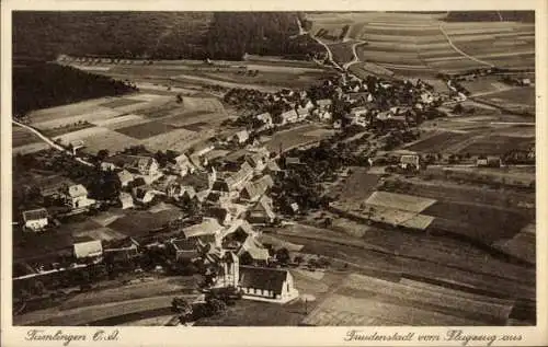 Ak Freudenstadt im Schwarzwald, Fliegeraufnahme