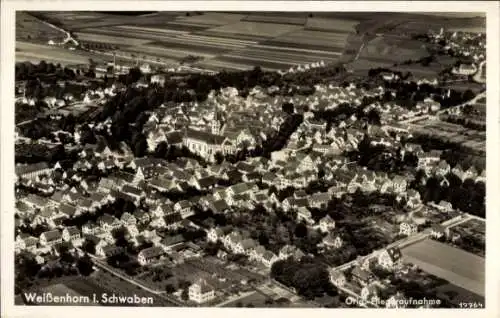 Ak Weißenhorn in Schwaben, Fliegeraufnahme