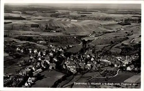 Ak Emskirchen in Mittelfranken, Fliegeraufnahme