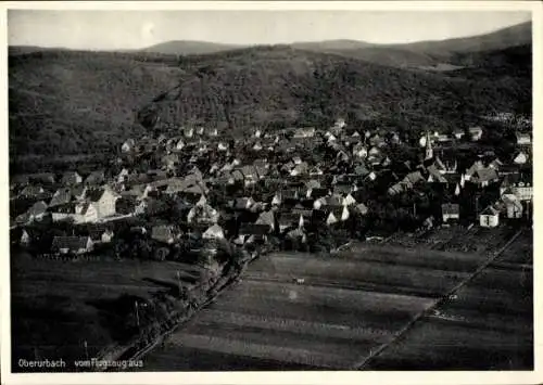 Ak Oberurbach Urbach im Remstal, Fliegeraufnahme