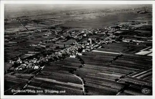 Ak Edesheim in der Pfalz, Fliegeraufnahme