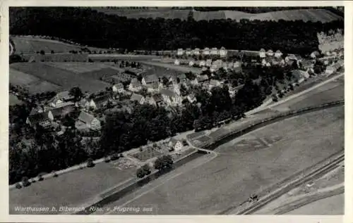 Ak Warthausen in Baden Württemberg, Fliegeraufnahme