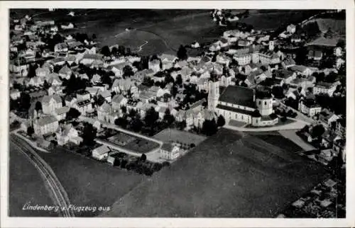 Ak Lindenberg in der Pfalz, Fliegeraufnahme