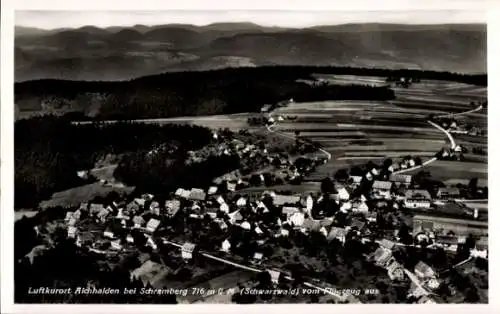 Ak Aichhalden im Schwarzwald, Fliegeraufnahme