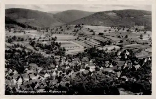 Ak Broggingen in Baden Herbolzheim im Breisgau Schwarzwald, Fliegeraufnahme