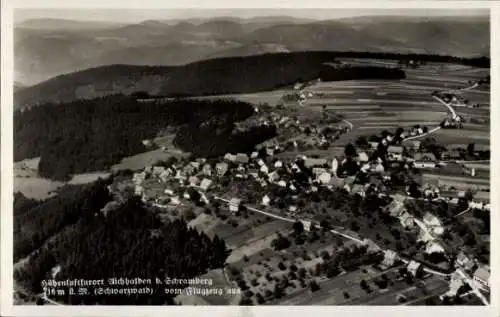 Ak Aichhalden im Schwarzwald, Fliegeraufnahme