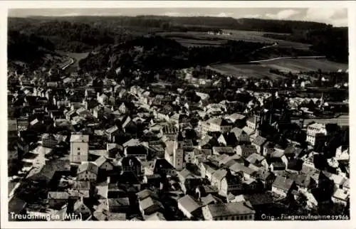 Ak Treuchtlingen im Altmühltal Mittelfranken, Fliegeraufnahme