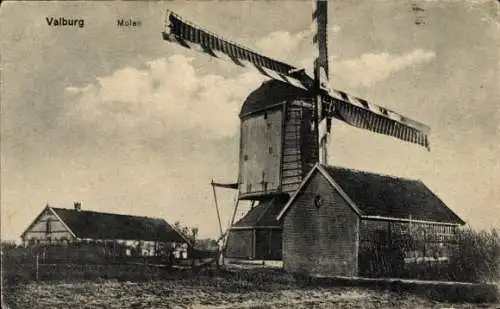 Ak Valburg Gelderland Niederlande, Mill