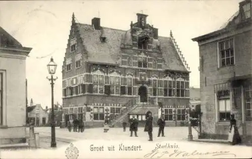 Ak Klundert Nordbrabant, Rathaus