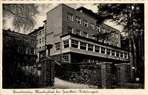Ak Cvikov Zwickau in Böhmen Region Reichenberg, Sanatorium Martinstal