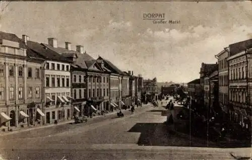 Ak Tartu Dorpat Estland, Großer Markt