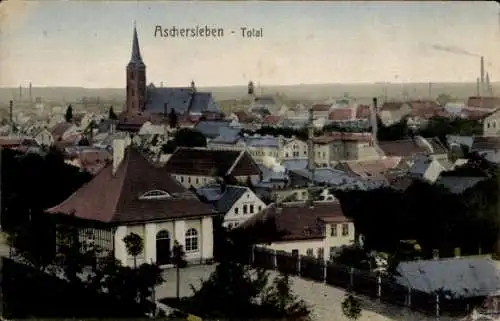 Ak Aschersleben im Salzlandkreis, Gesamtansicht