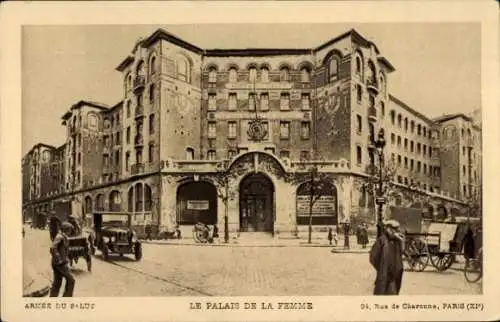 Ak Paris XI, Der Frauenpalast, Rue de Charonne, Heilsarmee