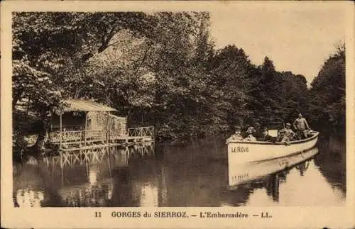 Ak Grésy sur Aix Savoie, Gorges du Sierroz, Embarcadere, Le Reve