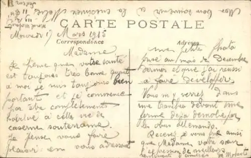 Ak Reims Marne, Faubourg Ceres, Ruines, Kriegszerstörung I. WK
