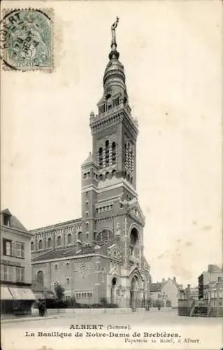 Ak Albert Somme, Basilique de Notre-Dame de Brebieres