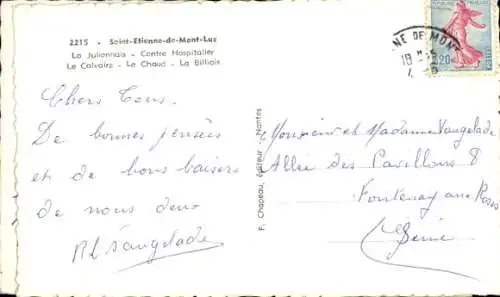 Ak Saint Étienne de Montluc Loire Atlantique, La Juliennais, Centre Hospitalier